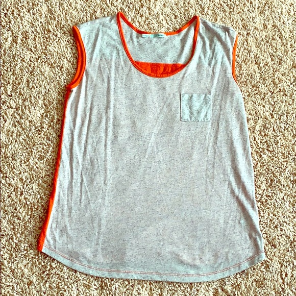 Color blocked pocket tank - Picture 1 of 4